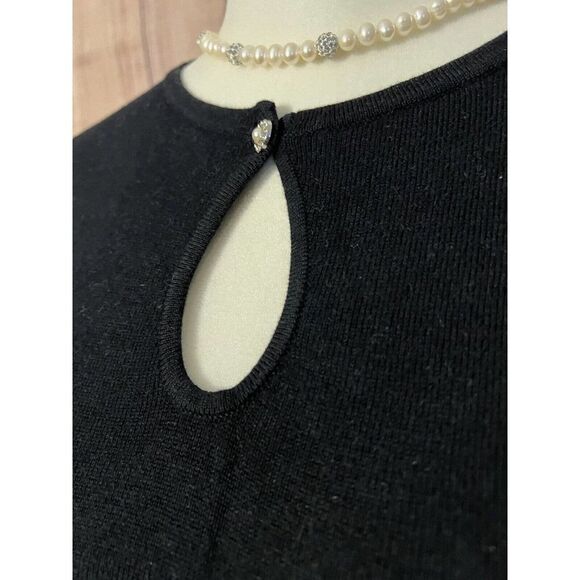 Axcess Women’s Shirt Black Peek A Boo Front Chest - Picture 2 of 7